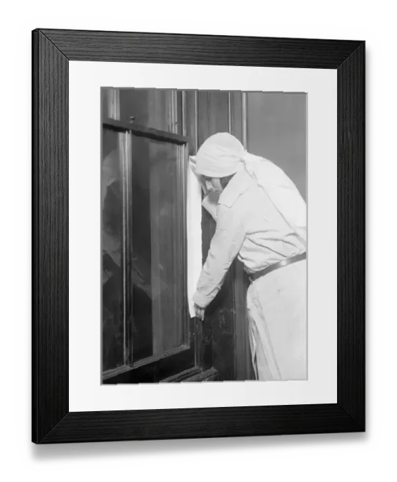 Framed Print : Fumigating a Room Framed Print : Fumigating a Room