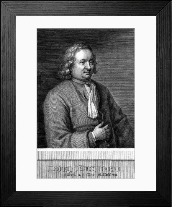 Framed Print : John Bagford, Collector Framed Print : John Bagford, Collector