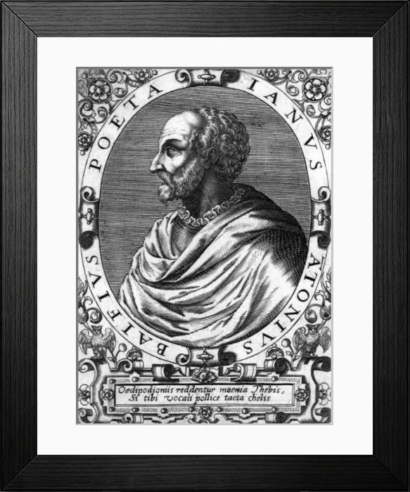 Framed Print : Jean Antoine De Baif Framed Print : Jean Antoine De Baif