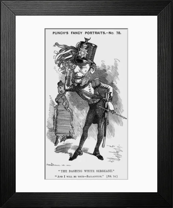 Framed Print : Caricature of William Ballantine Framed Print : Caricature of William Ballantine