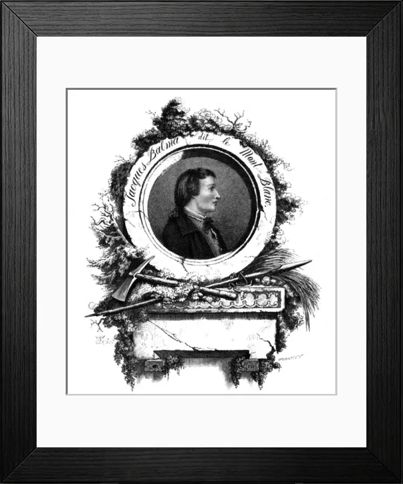 Framed Print : Jacques Balmat, Climber and Mountaineer Framed Print : Jacques Balmat, Climber and Mountaineer