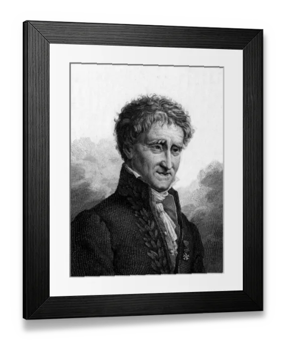 Framed Print : Jean Denis Barbie du Bocage Framed Print : Jean Denis Barbie du Bocage