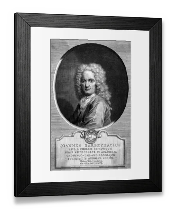 Framed Print : Jean Barbeyrac Framed Print : Jean Barbeyrac