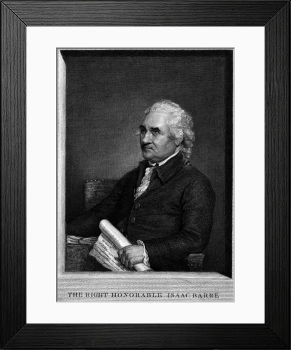 Framed Print : Isaac Barre Framed Print : Isaac Barre