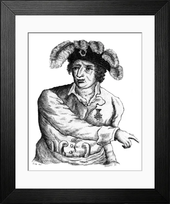 Framed Print : Jean Bart depicted in action Framed Print : Jean Bart depicted in action