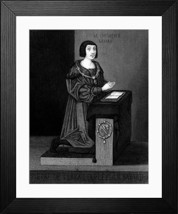 Framed Print : Bayard at Prayer Framed Print : Bayard at Prayer