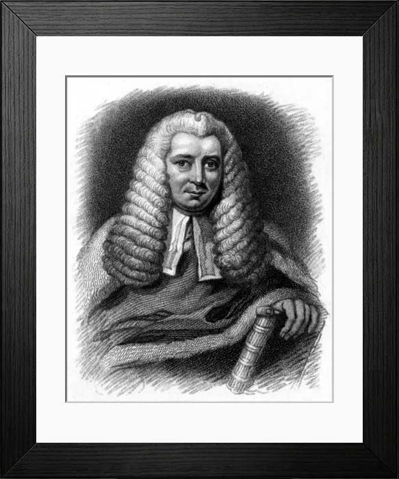 Framed Print : Sir John Bayley, Judge Framed Print : Sir John Bayley, Judge