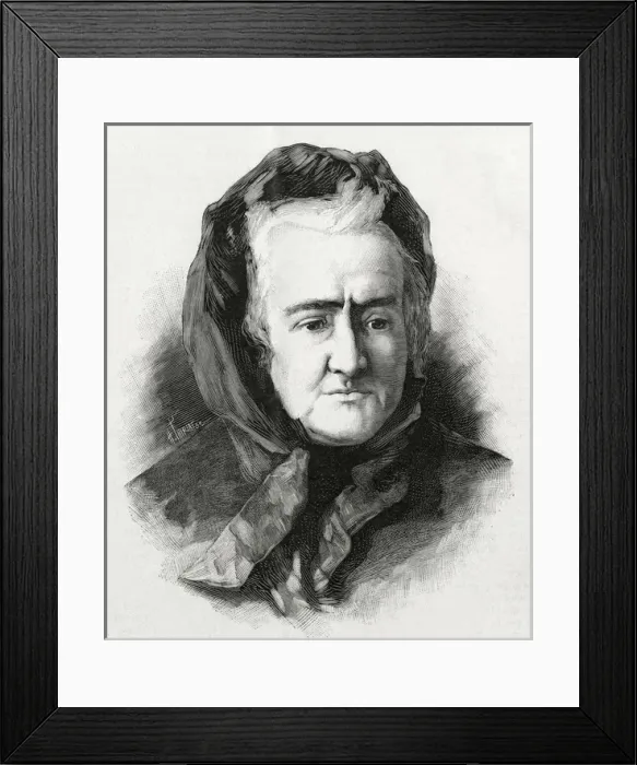 Framed Print : Louise Ackermann, Writer Framed Print : Louise Ackermann, Writer
