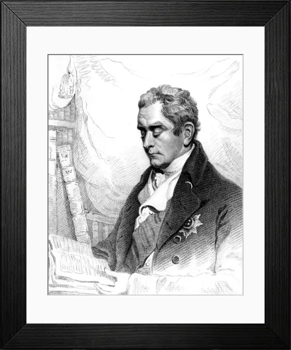 Framed Print : 2nd Earl Spencer reading Framed Print : 2nd Earl Spencer reading