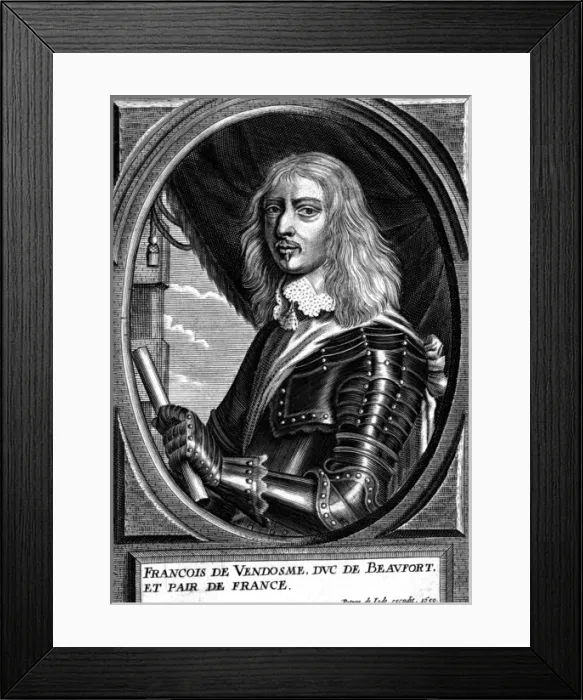 Framed Print : Francois Duc De Beaufort Framed Print : Francois Duc De Beaufort