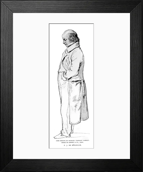 Framed Print : Beranger (Charlet) Framed Print : Beranger (Charlet)