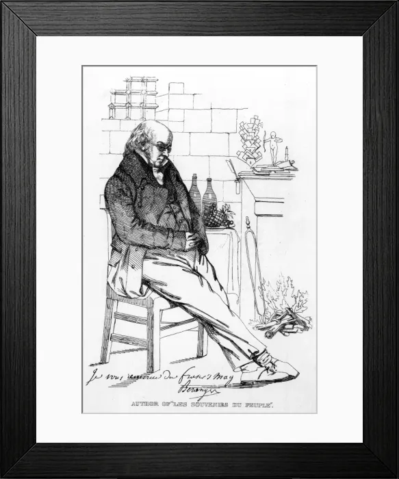 Framed Print : Beranger (Maclise) Framed Print : Beranger (Maclise)