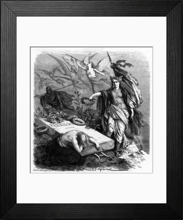 Framed Print : Beranger (His Tomb) Framed Print : Beranger (His Tomb)