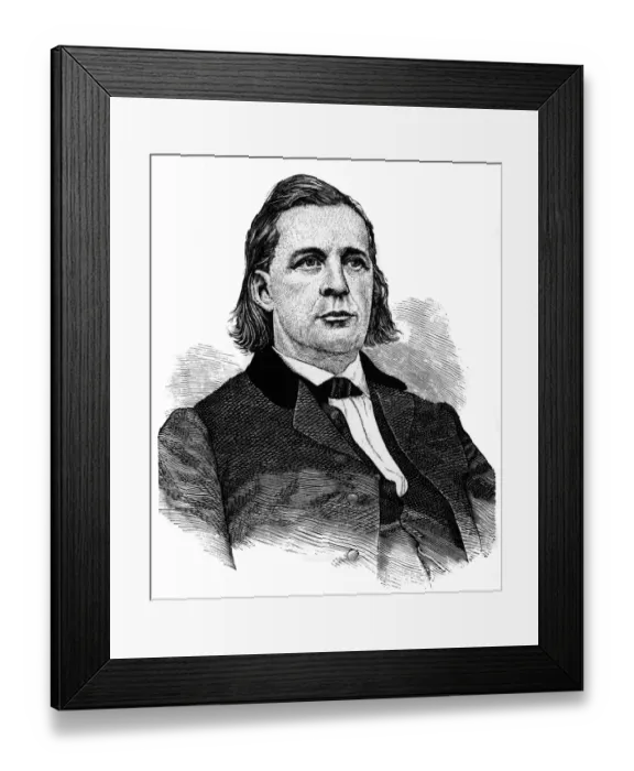 Framed Print : Henry Ward Beecher Framed Print : Henry Ward Beecher