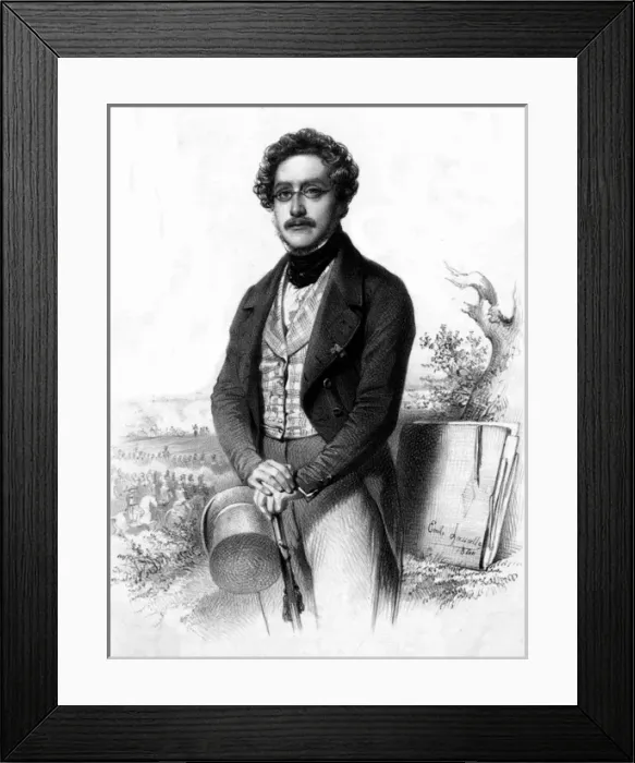 Framed Print : Joseph Bellange Artist 1 Framed Print : Joseph Bellange Artist 1