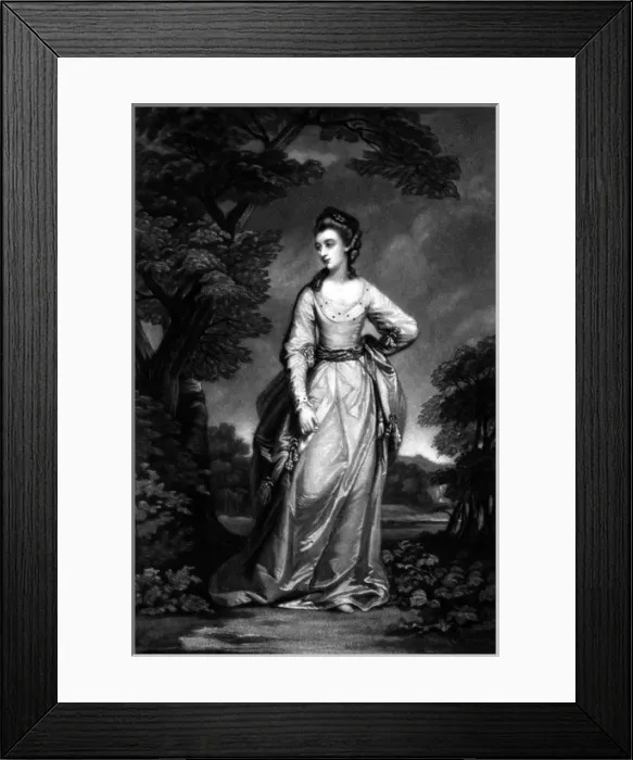 Framed Print : Emily Countess Bellamont