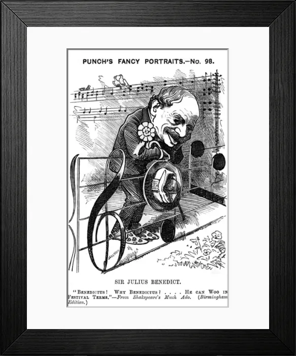 Framed Print : Sir Julius Benedict Framed Print : Sir Julius Benedict