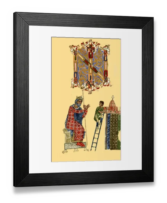 Framed Print : Arichis Duca Di Benevent Framed Print : Arichis Duca Di Benevent