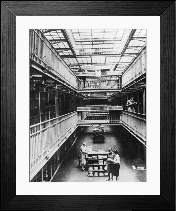 Framed Print : The Reichstag Library Framed Print : The Reichstag Library