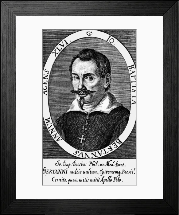 Framed Print : Giov. Batt. Bertani Framed Print : Giov. Batt. Bertani
