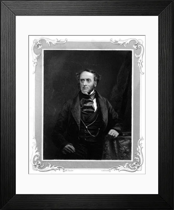 Framed Print : Lord George Bentinck 1 Framed Print : Lord George Bentinck 1