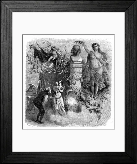 Framed Print : Beranger (Young and Old) Framed Print : Beranger (Young and Old)