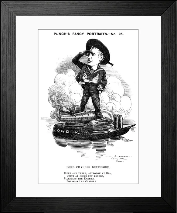 Framed Print : Beresford Caricature Framed Print : Beresford Caricature