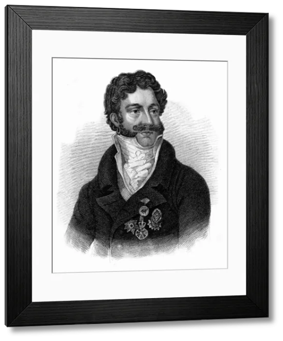Framed Print : Count Bergami - 2 Framed Print : Count Bergami - 2