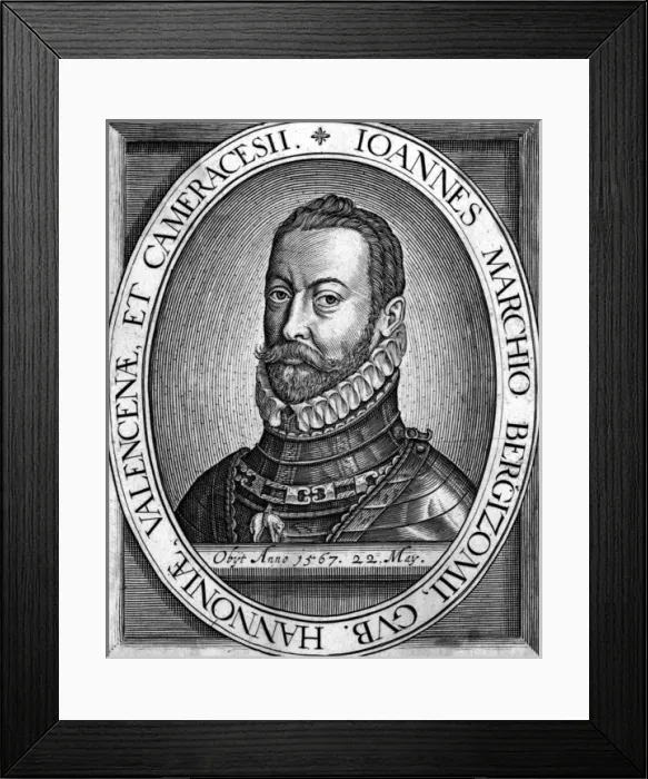 Framed Print : Margrave of Bergen. O. Z Framed Print : Margrave of Bergen. O. Z