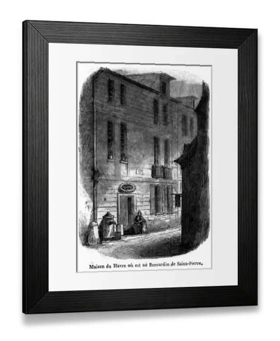 Framed Print : Bernardin De St P Bthplc Framed Print : Bernardin De St P Bthplc