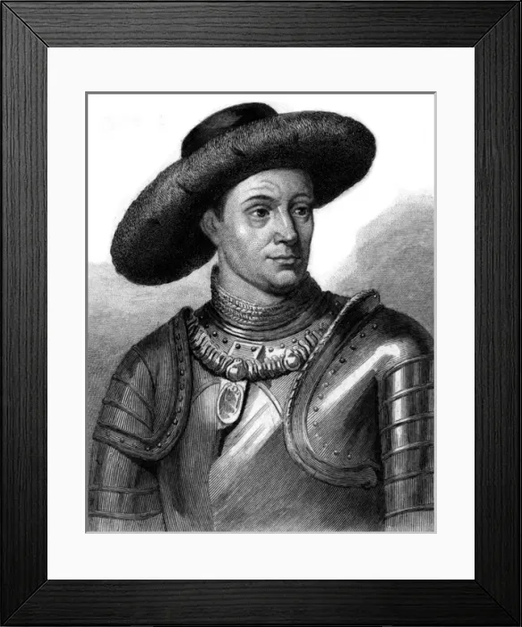 Framed Print : Charles Duc De Berri - 2 Framed Print : Charles Duc De Berri - 2