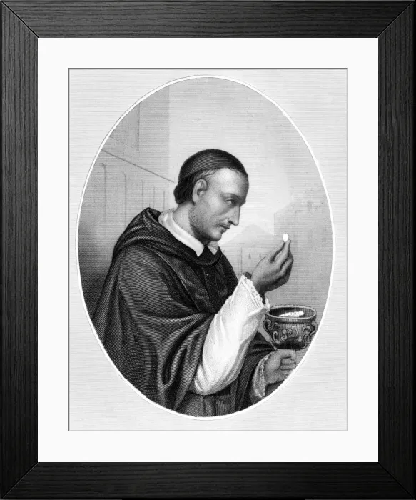Framed Print : Carlo Borromeo at Mass Framed Print : Carlo Borromeo at Mass