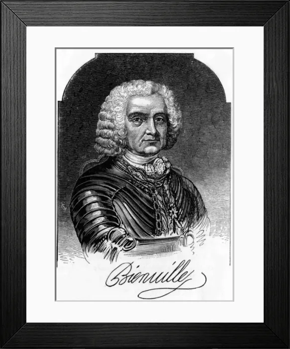 Framed Print : Jean B L De Bienville Framed Print : Jean B L De Bienville