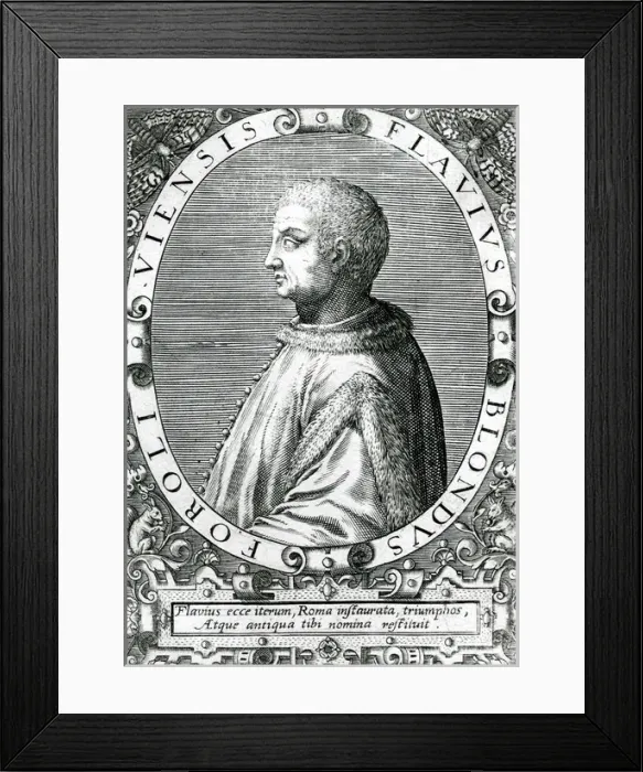 Framed Print : Flavio Biondo - 2 Framed Print : Flavio Biondo - 2