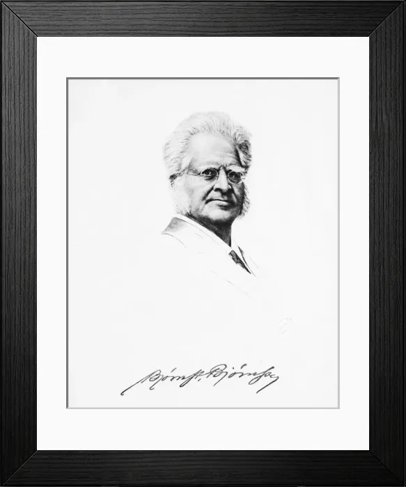 Framed Print : Bjornson, Circa 1900 Framed Print : Bjornson, Circa 1900