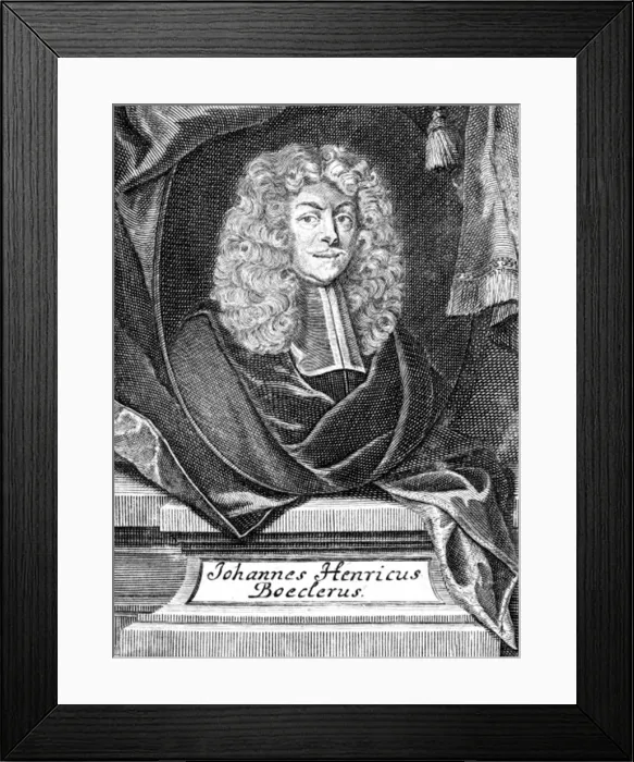 Framed Print : Johann Heinrich Boecler Framed Print : Johann Heinrich Boecler