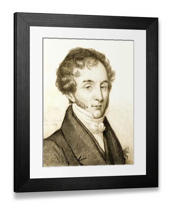 Framed Print : Casimir Bonjour, Writer Framed Print : Casimir Bonjour, Writer