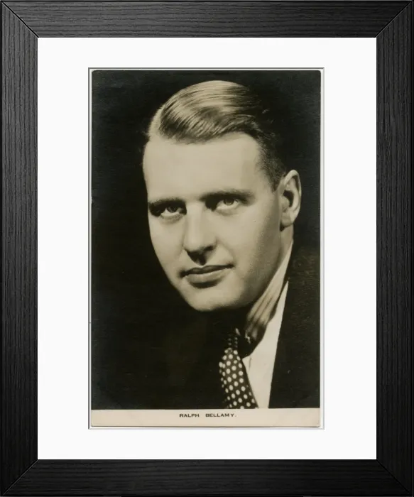 Framed Print : Ralph Bellamy