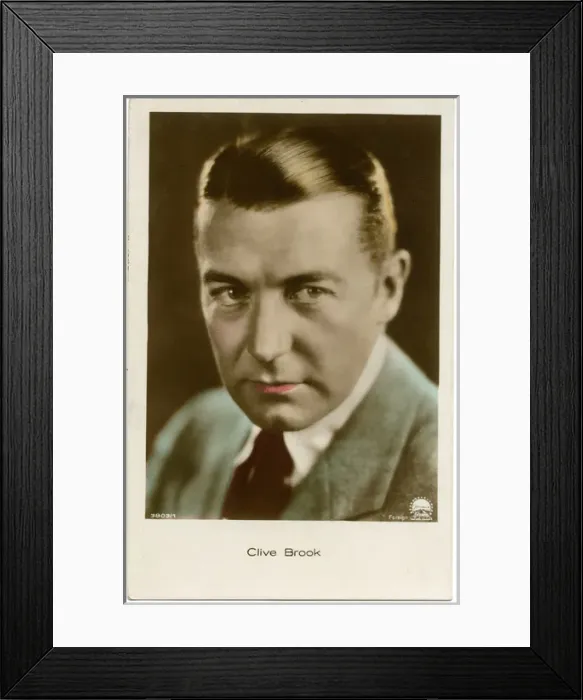 Framed Print : Clive Brook Framed Print : Clive Brook