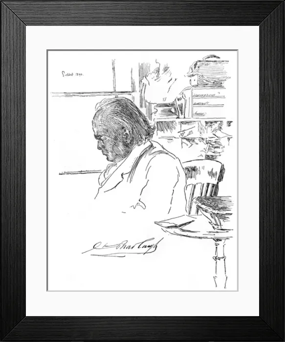 Framed Print : Bradlaugh (Sickert) Framed Print : Bradlaugh (Sickert)