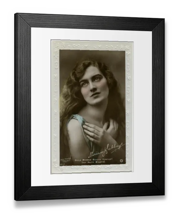 Framed Print : 1st prize beauty contest 1919 Framed Print : 1st prize beauty contest 1919