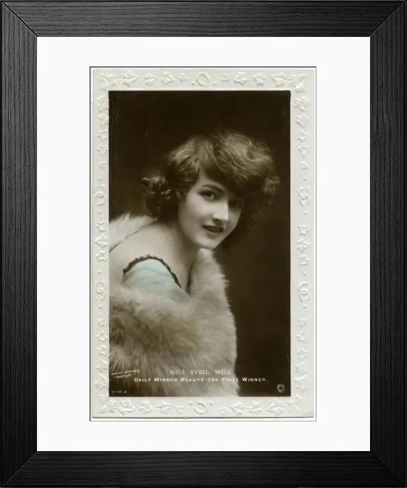 Framed Print : 3rd prize beauty contest 1919 Framed Print : 3rd prize beauty contest 1919