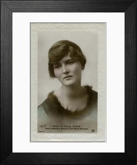 Framed Print : 4th prize beauty contest 1919 Framed Print : 4th prize beauty contest 1919