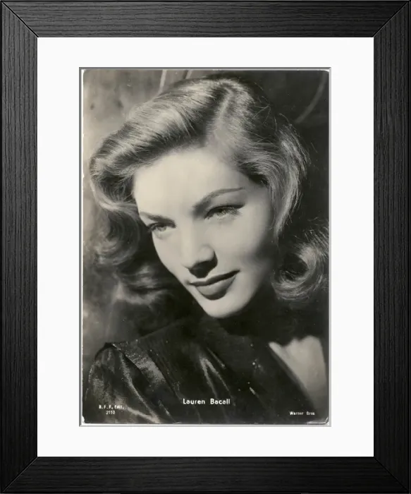 Framed Print : Lauren Bacall Framed Print : Lauren Bacall