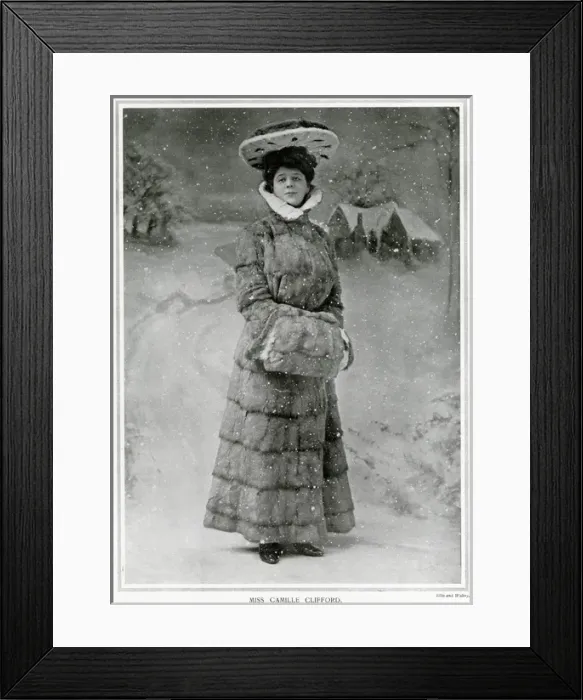 Framed Print : Camille Clifford Framed Print : Camille Clifford