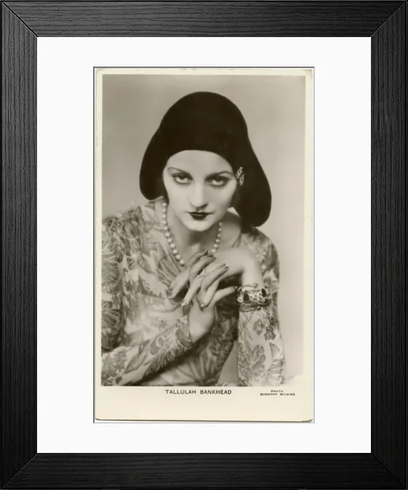 Framed Print : Tallulah Bankhead Framed Print : Tallulah Bankhead