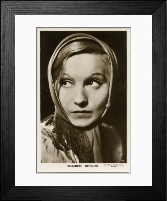 Framed Print : Elisabeth Bergner Framed Print : Elisabeth Bergner