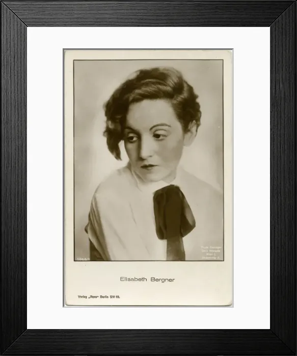 Framed Print : Elisabeth Bergner Framed Print : Elisabeth Bergner