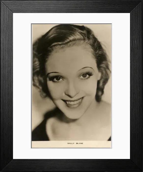 Framed Print : Sally Blane Framed Print : Sally Blane
