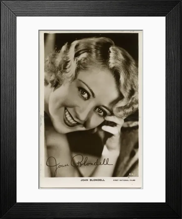 Framed Print : Joan Blondell Framed Print : Joan Blondell